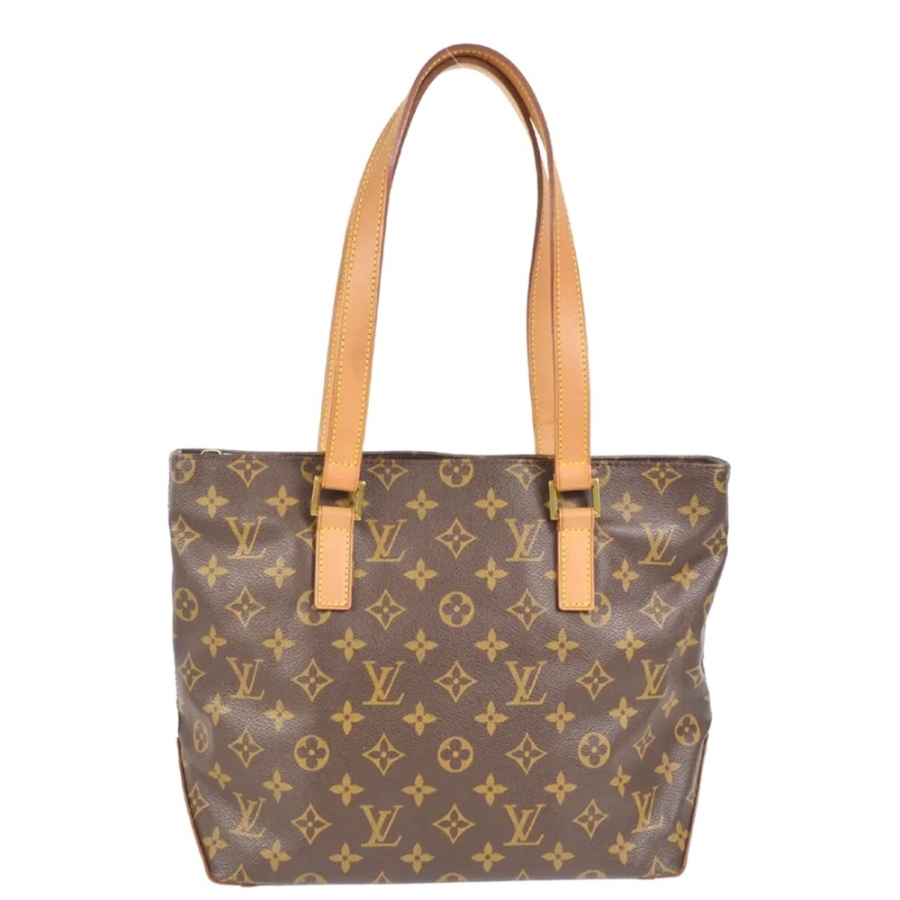 GREAT CONDITION! Authentic Louis Vuitton Cabas Piano Shoulder Bag Tote Handbag